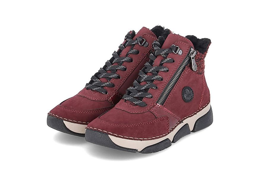 Rieker Rieker 45960-35 Damen Kunstleder rot Winterstiefel günstig online kaufen