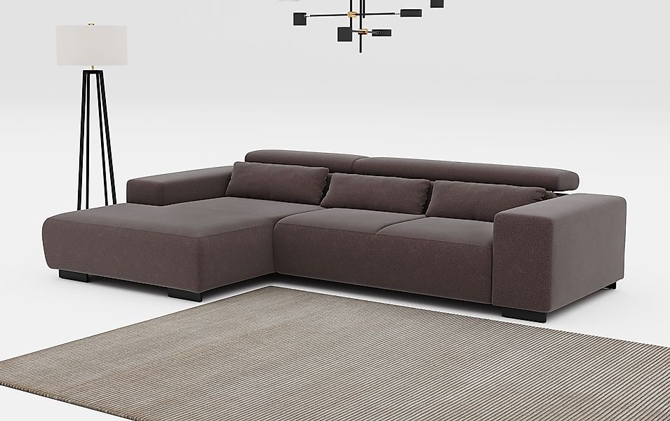 COTTA Ecksofa Side L-Form, mit Kopfteilverstellung günstig online kaufen