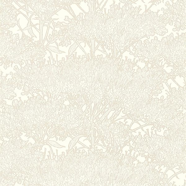 PROFHOME 369727-GU Natur Tapete Floral Matt Creme Gold Grau 0,53 m x 10,05 günstig online kaufen