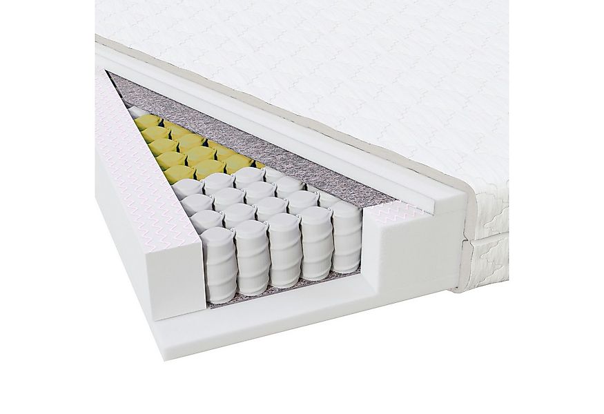Taschenfederkernmatratze MEDIC PLUS, MSS e.K., 21 cm hoch, Tonnentaschenfed günstig online kaufen