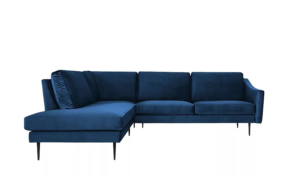 Ecksofa - blau - 270 cm - 85 cm - 166 cm - Polstermöbel > Sofas > Ecksofas günstig online kaufen
