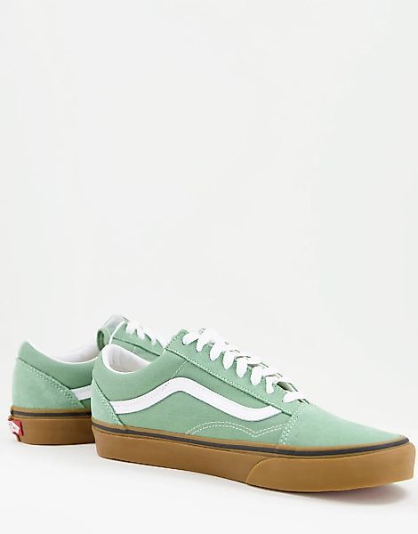 Vans – Old Skool Gum – Sneaker in Grün günstig online kaufen