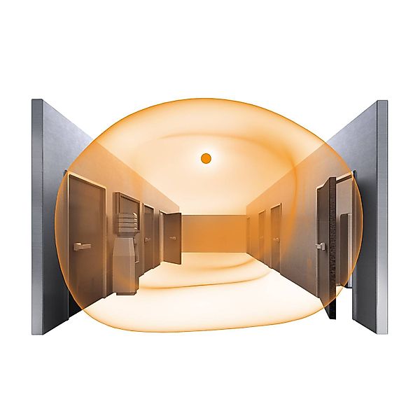 STEINEL RS Pro LED P1 Flat S Deckenlampe, 3.000 K günstig online kaufen
