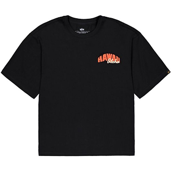 Alpha  T-Shirt Hawaii Aloha T Back Print - black günstig online kaufen