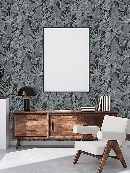 living walls Vliestapete Famous Garden Blätter-Tapete günstig online kaufen