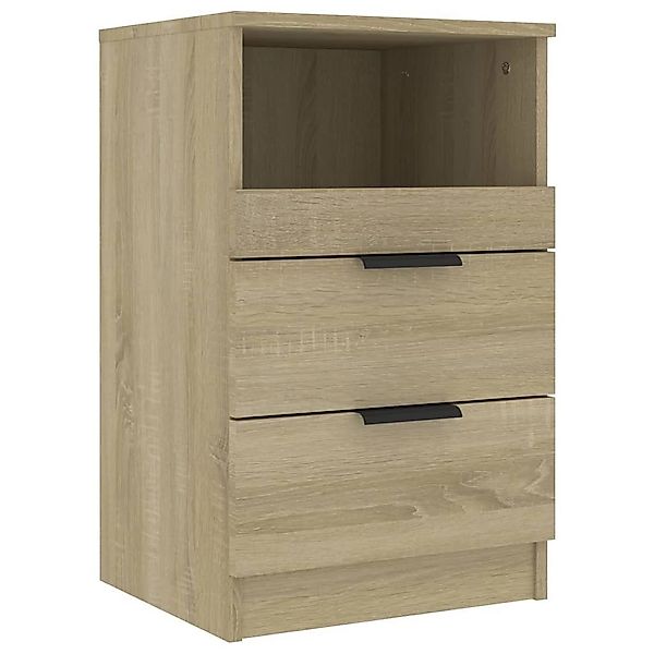 furnicato Nachttisch Sonoma-Eiche Holzwerkstoff (1-St) günstig online kaufen