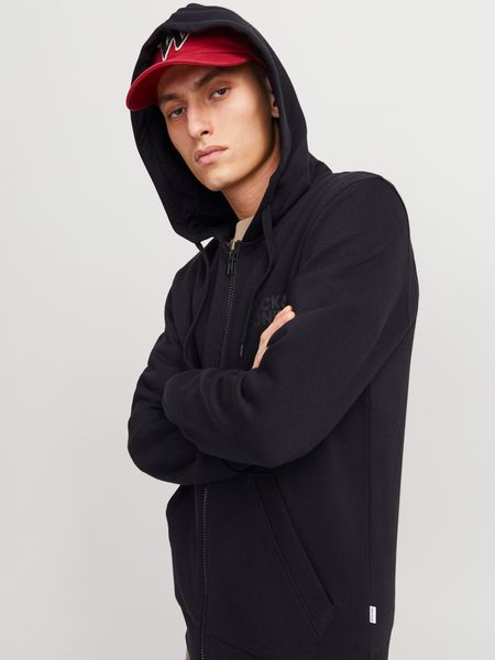 Jack & Jones Kapuzensweatjacke "JJECORP LOGO SWEAT ZIP HOOD" günstig online kaufen