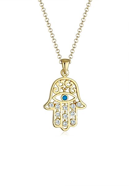 Elli Kette mit Anhänger Hamsa Evil günstig online kaufen