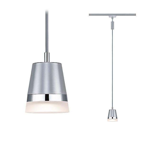 Paulmann "URail Pendel Cone GU10 max. 10W dimmbar 230V Chrom matt" günstig online kaufen