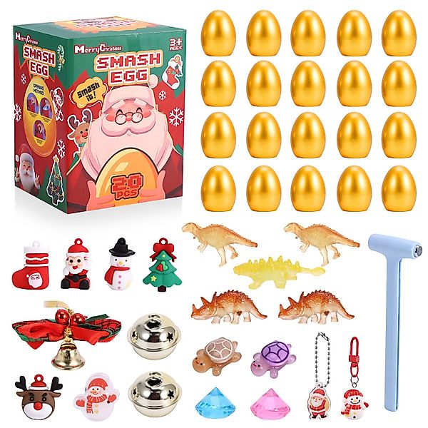 BlingBin Spielzeug-Adventskalender Weihnachts-Überraschungsei, Weihnachtsge günstig online kaufen