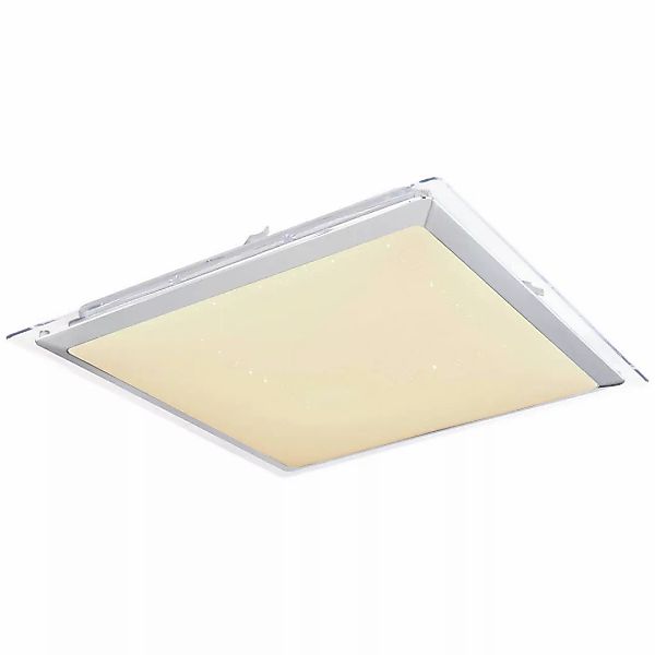 GLOBO LED-Deckenleuchte Rena 48380-48 weiß Metall Kunststoff B/L: ca. 55x55 günstig online kaufen