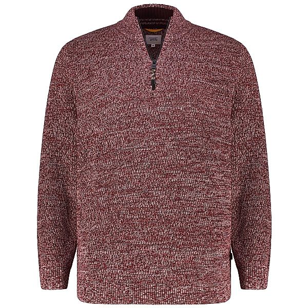 camel active Strickpullover aus Baumwollmischung Farbe lila Größe: 4XL günstig online kaufen