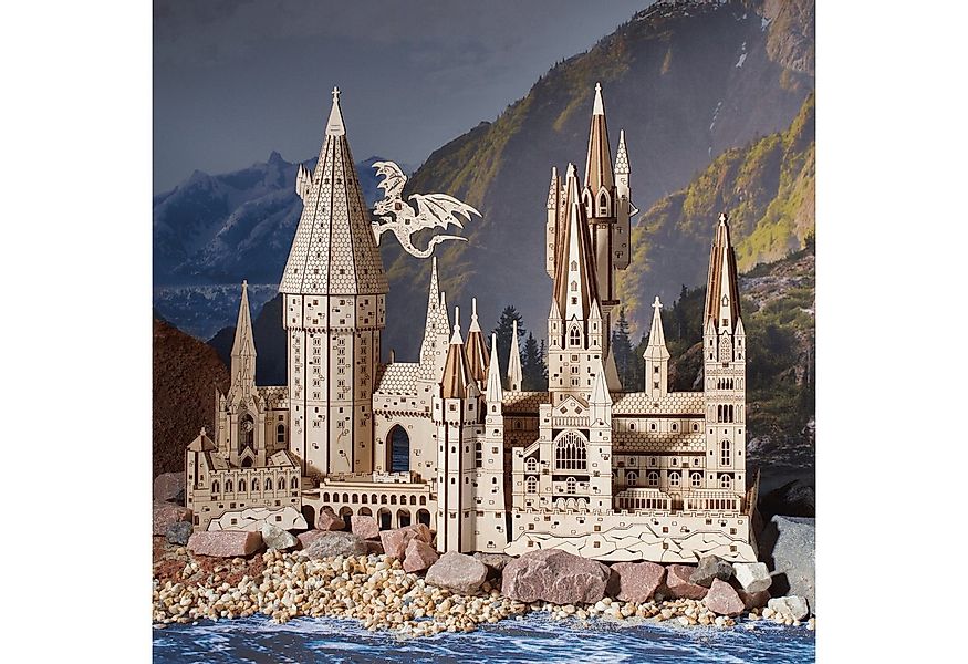 UGEARS Modellbausatz Ugears Schloss Hogwarts? Harry Potter Mechanisches Hol günstig online kaufen