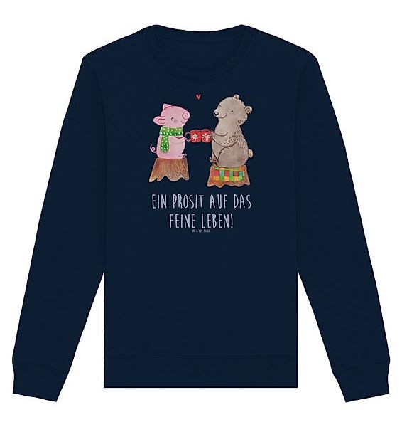 Mr. & Mrs. Panda Longpullover Größe S Glühschwein Sause - French Navy - Ges günstig online kaufen