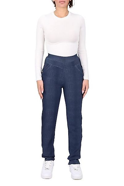 Thermohose 7031 gefütterte weiche Jeans-Optik Jeggings günstig online kaufen