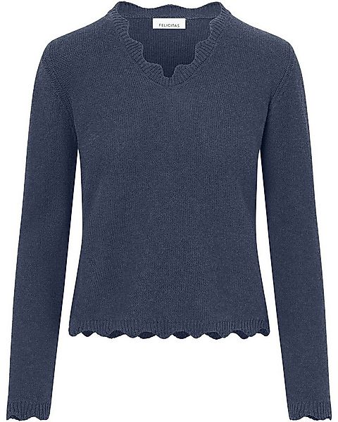FELICITAS Strickpullover V-Pullover Pippa günstig online kaufen