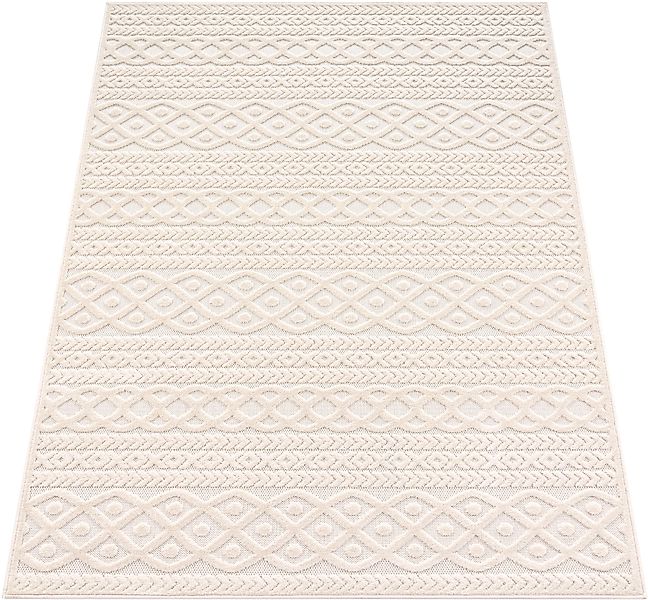 Paco Home Teppich »Cotton 231«, rechteckig, 10 mm Höhe, Uni-Farben, Hoch-Ti günstig online kaufen