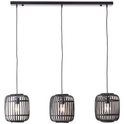Brilliant Pendelleuchte Woodrow, ohne Leuchtmittel, Bambus günstig online kaufen