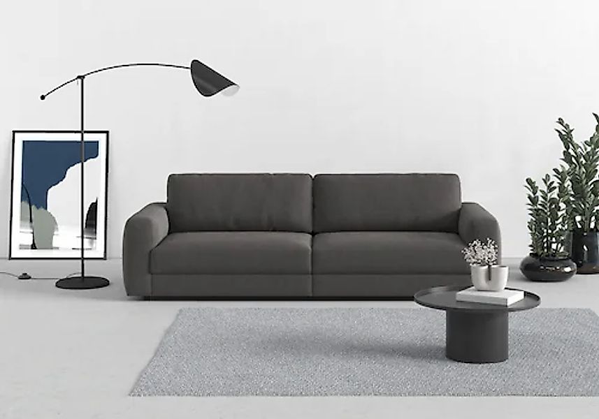 TRENDMANUFAKTUR Big-Sofa »Bourbon« extra tiefe Sitzfläche, wahlweise mit Si günstig online kaufen