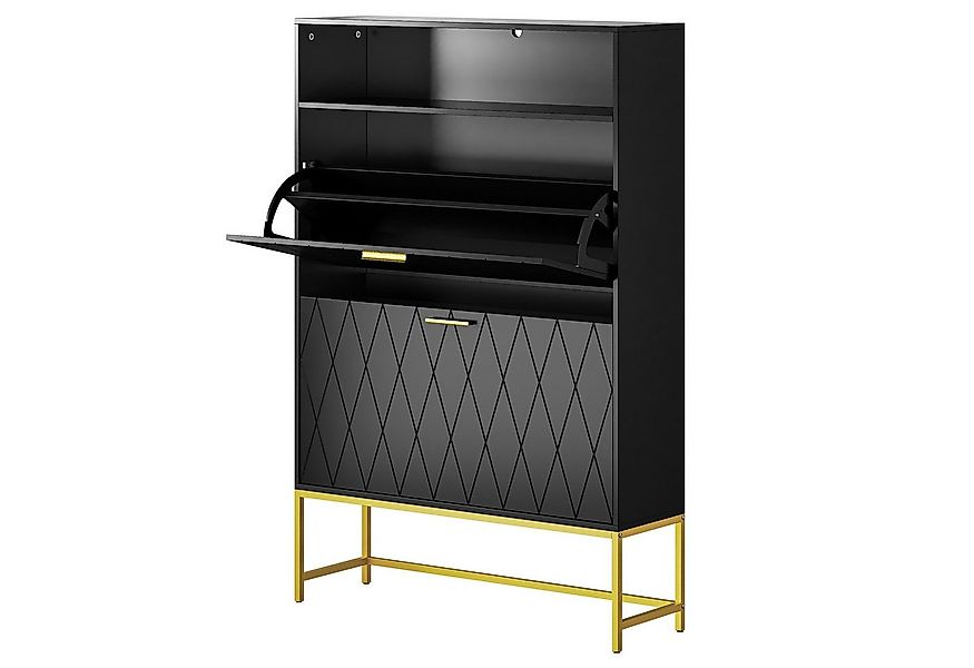 ToteBox Schuhschrank Freistehender Schuhkipper mit 2 Schublade für Flur, Ei günstig online kaufen