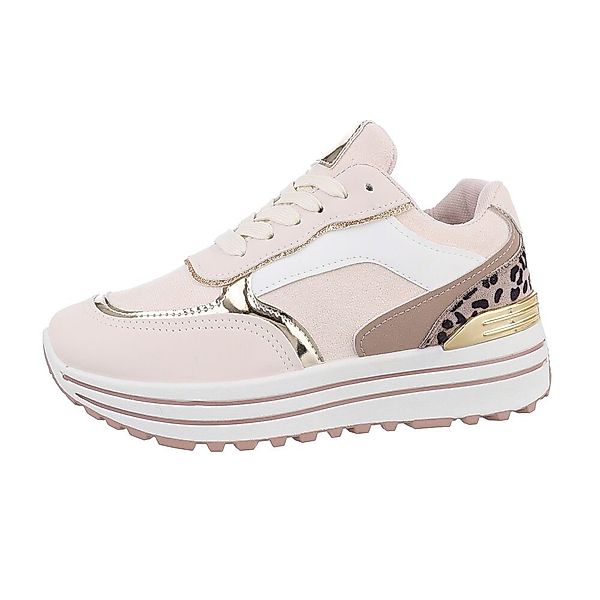 Ital-Design Damen Low-Top Freizeit Sneaker Keilabsatz/Wedge günstig online kaufen