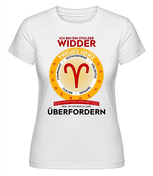 Widder Treues Herz · Shirtinator Frauen T-Shirt günstig online kaufen