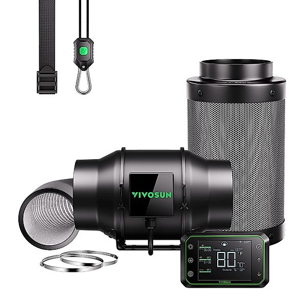 VIVOSUN Ventilatorkombigerät VIVOSUN AeroZesh G-Serie Smart günstig online kaufen