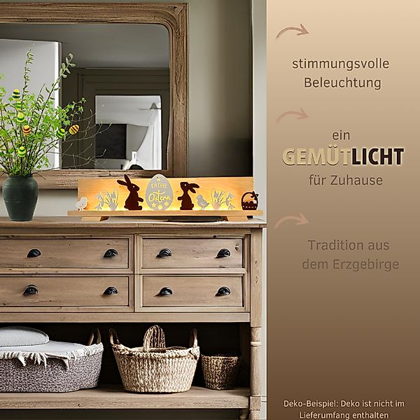 Weigla Dekofigur »Figurenset "Ostern" für WEIGLA Dekosockel, aus Holz« Erzg günstig online kaufen