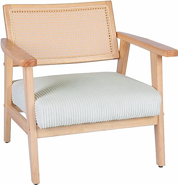 Home affaire Loungesessel »VILLAINE«, Einzelsessel, Rattan-Sessel mit Wiene günstig online kaufen