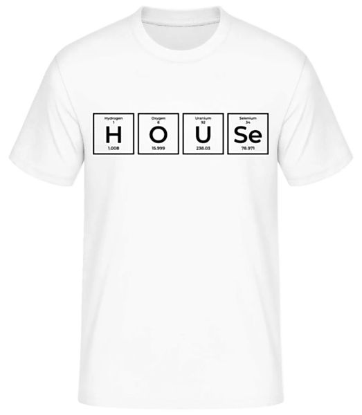 House Periodic Table · Männer Basic T-Shirt günstig online kaufen