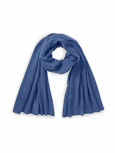 Schal Peter Hahn Seide/Kaschmir blau günstig online kaufen