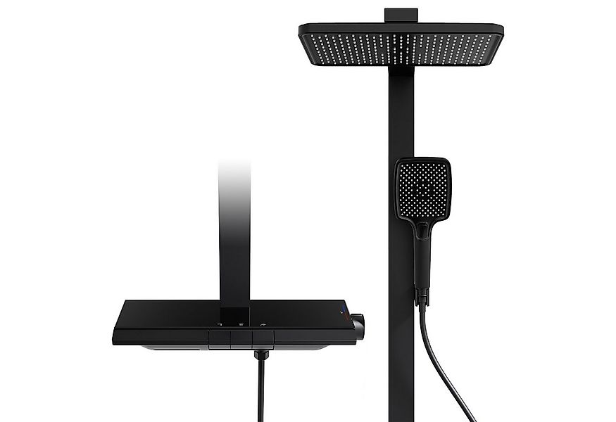 HOMELIVE Duschsystem mit Thermostat und Ablage Duschsäule mit Regendusche u günstig online kaufen