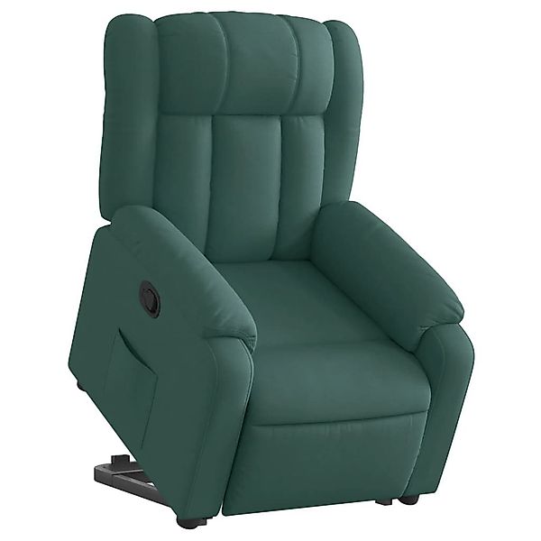 vidaXL Sessel Relaxsessel mit Aufstehhilfe Dunkelgrün günstig online kaufen