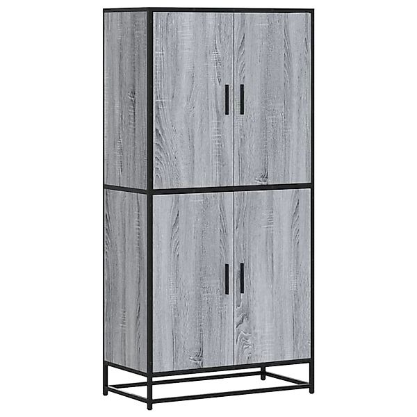 vidaXL Highboard Grau Sonoma 68x35x139 cm Holzwerkstoff 3300833 günstig online kaufen