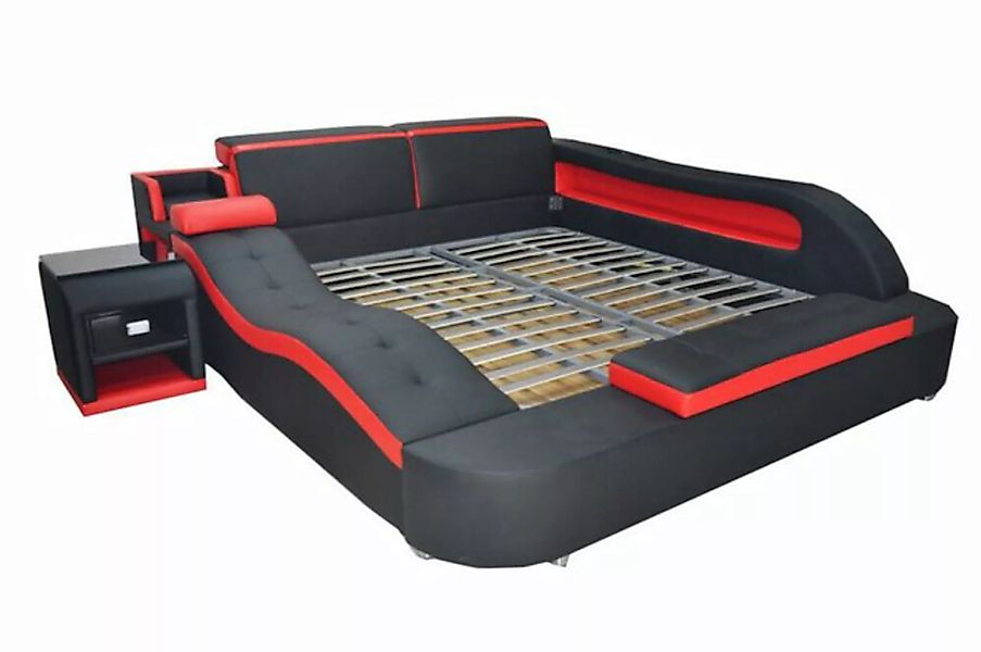 JVmoebel Bett Doppel Design Bett Betten 140x200 Multifunktion Neu LB8840 so günstig online kaufen
