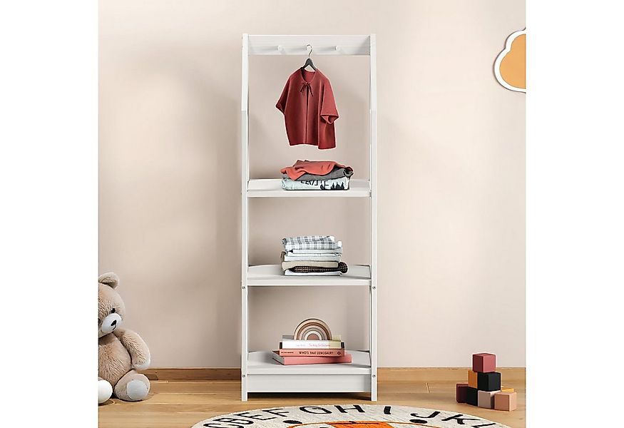 IDIMEX Kinderkleiderschrank SALLY Kinder Regal Hausform kinderzimmer kinder günstig online kaufen