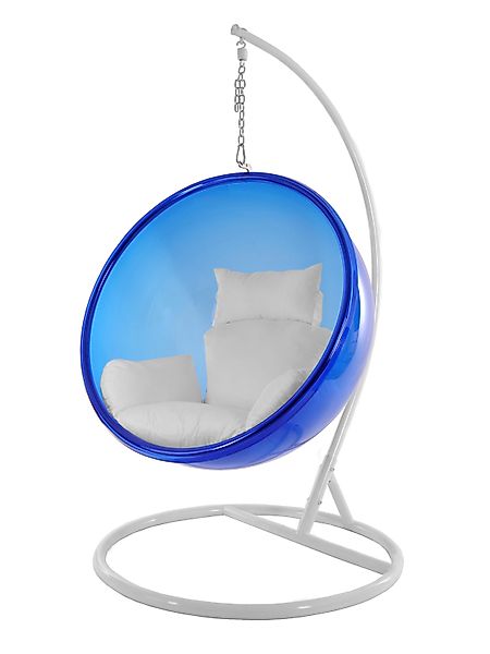 KIDEO Hängesessel Bubble weißes Gestell (Set günstig online kaufen