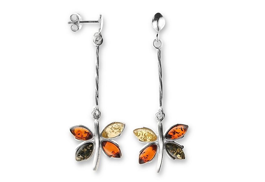 OSTSEE-SCHMUCK Paar Ohrstecker Ostsee-Schmuck Ohrhänger Schmetterling Ohrhä günstig online kaufen