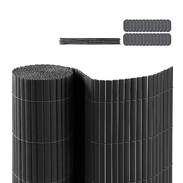 CCLIFE PVC Sichtschutzzaun Matte Windschutz Wetterfest für Balkon Garten Te günstig online kaufen