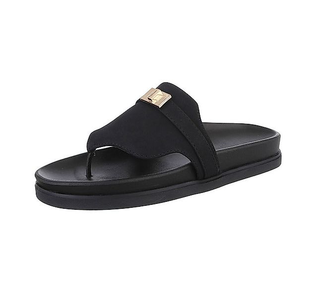 Ital-Design Damen Mules Freizeit Pantolette (86706369) Flach Pantoletten in günstig online kaufen