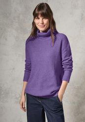 Cecil Rollkragenpullover aus softem Materialmix günstig online kaufen
