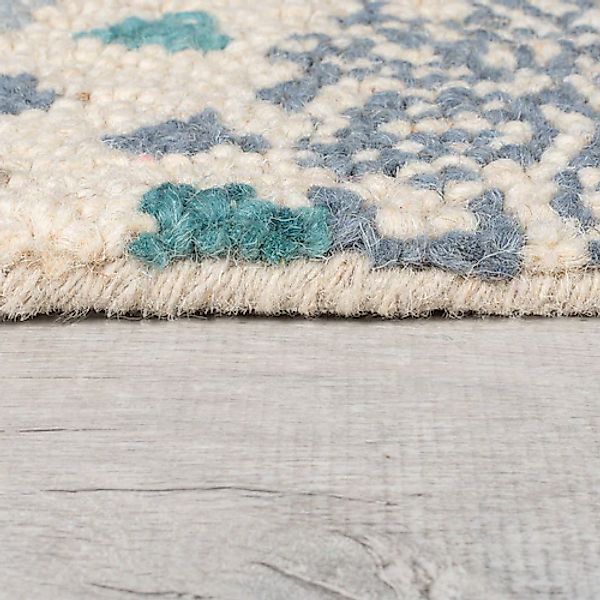 FLAIR RUGS Wollteppich »Eloise Patchwork«, rechteckig, 8 mm Höhe günstig online kaufen