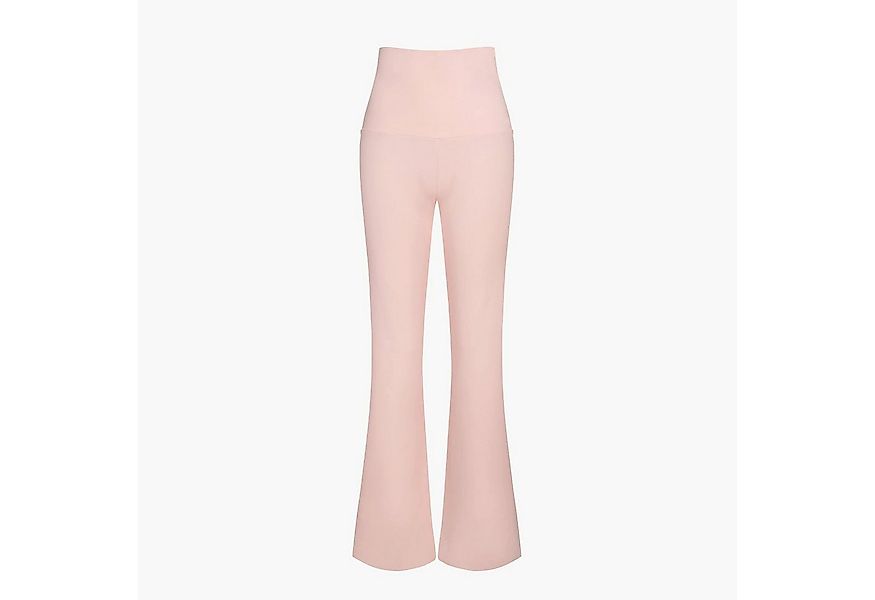 cfab Loungehose Cotton Flared Bootcut Leggings-Crystal Pink-XL (1-tlg) günstig online kaufen