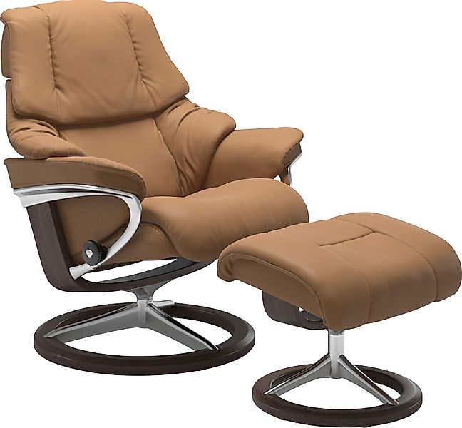 Stressless "Reno" Set, Relaxsessel mit Hocker, mit Hocker, mit Signature Ba günstig online kaufen