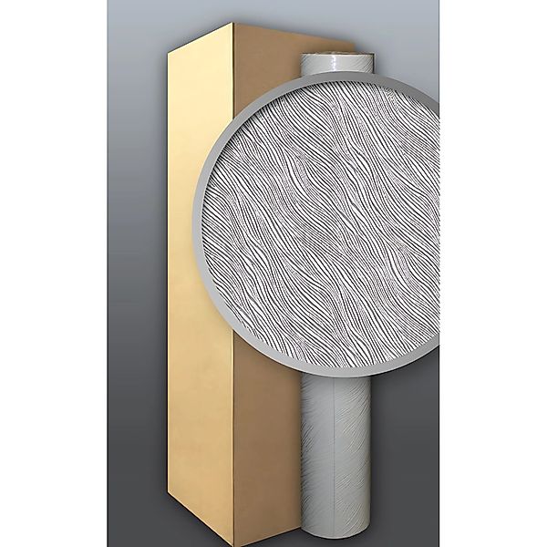 EDEM 80359BR70 dekorative Vliestapete Do it yourself überstreichbar Weiß 1 günstig online kaufen