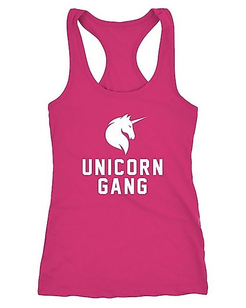 MoonWorks Tanktop Einhorn Shirt Tank-Top Unicorn Gang Moonworks® günstig online kaufen