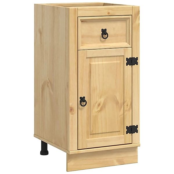 vidaXL Schrank mit Regal Honig 40 x 46 x 81,5 cm Massives Kiefernholz 42007 günstig online kaufen