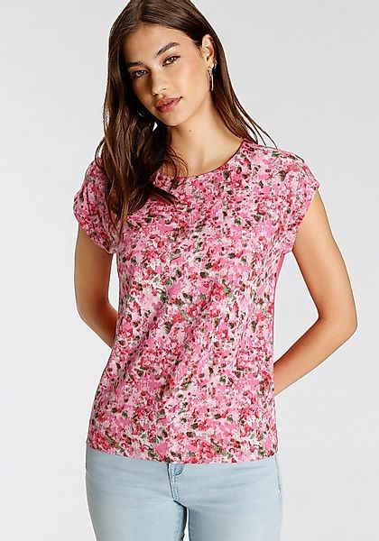 Tamaris T-Shirt in lockerer Form mit Print günstig online kaufen