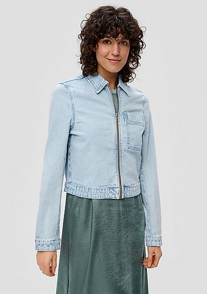 s.Oliver Funktionsjacke Indoor-Jacke Jeansjacke mit Hemdkragen günstig online kaufen
