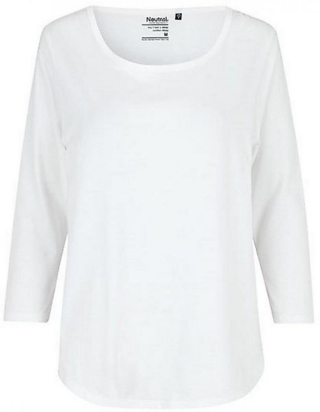 Neutral Langarmshirt Damen Three Quarter Sleeve T-Shirt - 3/4-Ärmel günstig online kaufen